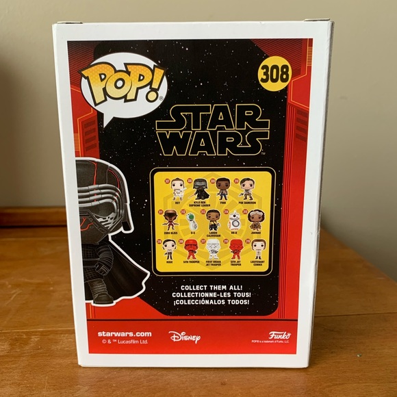NIB Funko POP! Star Wars Kylo Ren Supreme Leader #308 - Picture 5 of 6